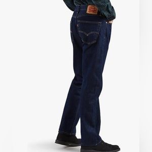 Men’s Levi’s Strauss 505 dark jeans size 42 W 32 L